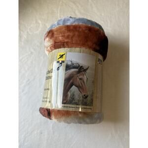 Rachelle Throw Horse Blanket 40X65in Extra Long NWT Farm Cowgirl Country Pasture